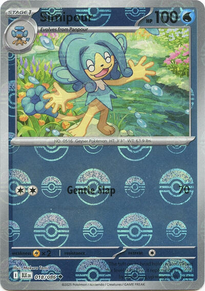Simipour (Poke Ball Pattern) | 018/086 | Holofoil | SV: Black Bolt