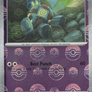 Golett (Poke Ball Pattern) | 042/086 | Holofoil | SV: Black Bolt
