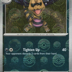 Krokorok (Poke Ball Pattern) | 058/086 | Holofoil | SV: Black Bolt