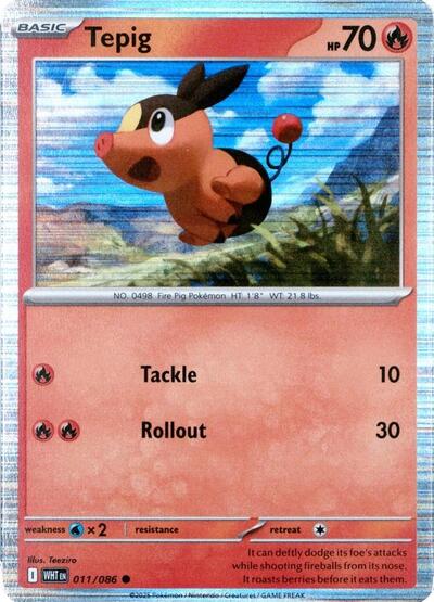Tepig | 011/086 | Holofoil | Miscellaneous Cards & Products