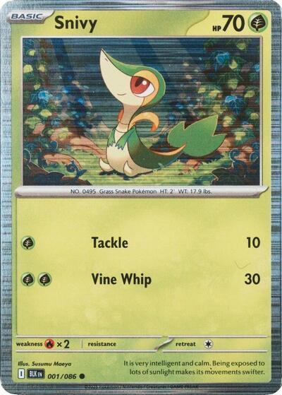 Snivy | 001/086 | Holofoil | Miscellaneous Cards & Products