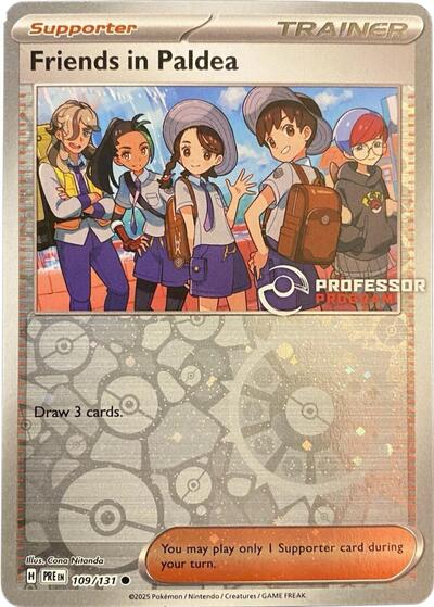 Friends in Paldea | 109/131 | Reverse Holofoil | Professor Program Promos