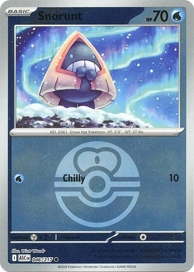 Snorunt | 046/217 (Love Ball) | Reverse Holofoil | ME: Ascended Heroes