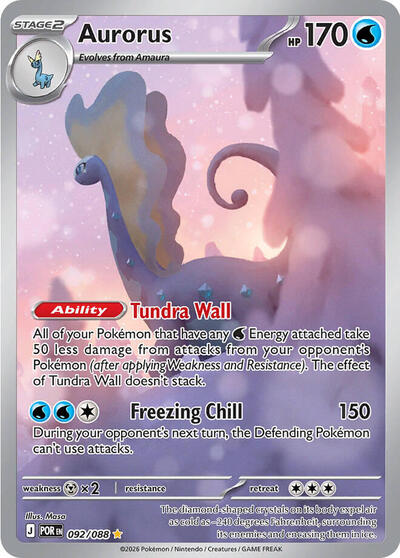 Aurorus | 092/088 | Holofoil | ME03: Perfect Order