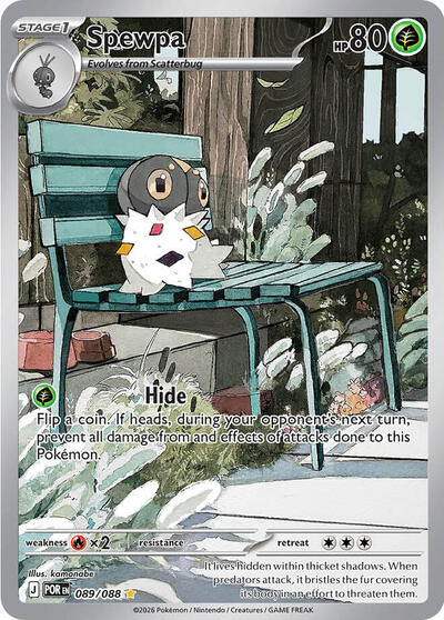 Spewpa | 089/088 | Holofoil | ME03: Perfect Order