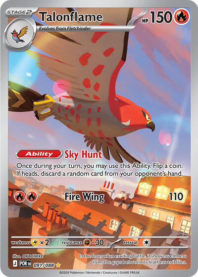 Talonflame | 091/088 | Holofoil | ME03: Perfect Order