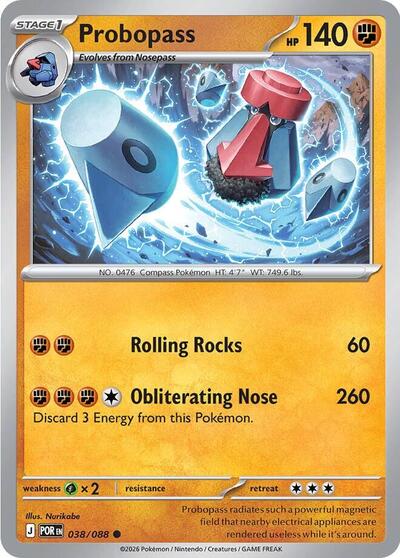 Probopass | 038/088 | Reverse Holofoil | ME03: Perfect Order