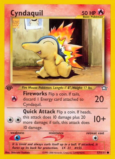 Cyndaquil (57) | 057/111 | Unlimited | Neo Genesis