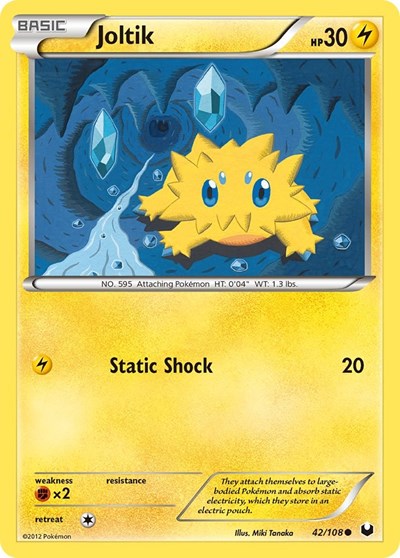 Joltik (42) | 42/108 | Reverse Holofoil | Dark Explorers