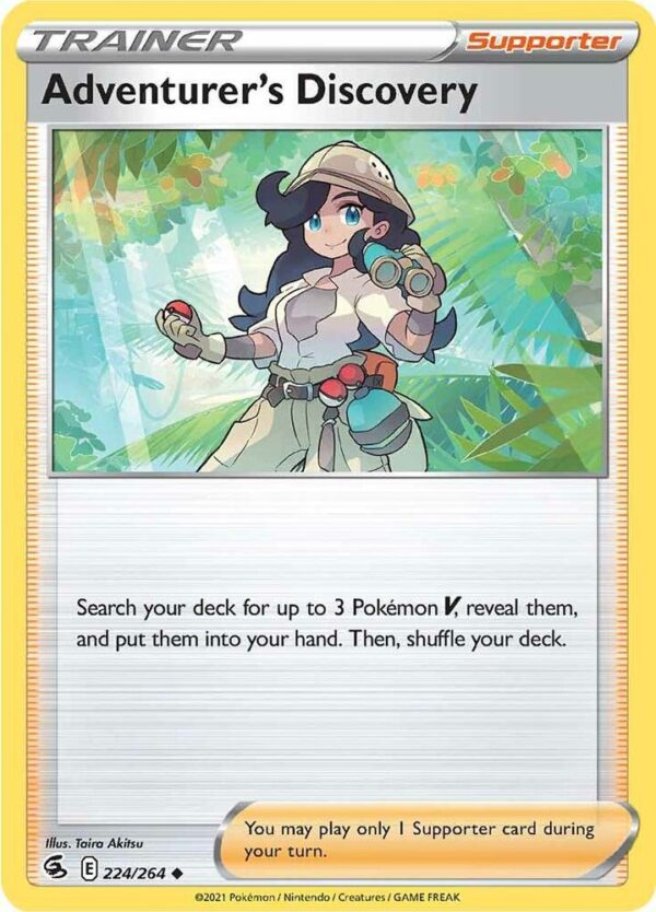 Adventurer’s Discovery 224/264 Normal SWSH08: Fusion Strike