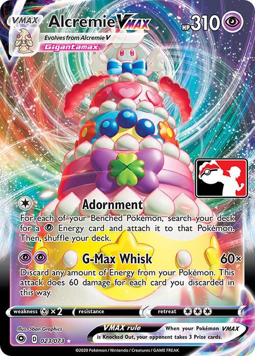 Alcremie VMAX 23/73 Holofoil Prize Pack Series Cards