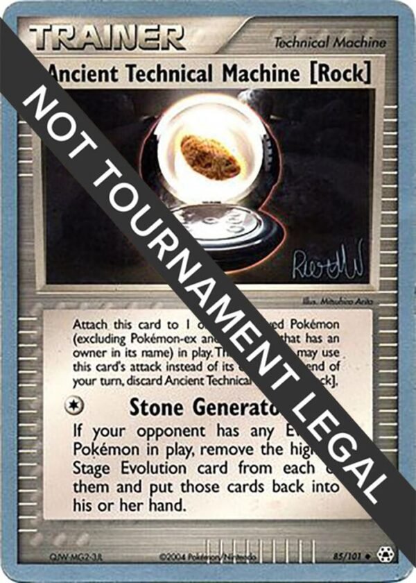 Ancient Technical Machine [Rock] 2004 (Reed Weichler) 85/101 Normal World Championship Decks