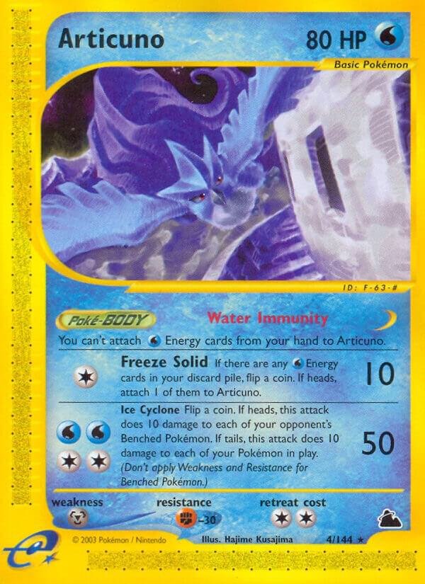 Articuno (4) 004/144 Reverse Holofoil Skyridge