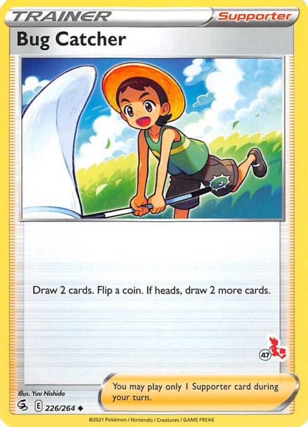 Bug Catcher 226/264 (#47 Cinderace Stamped) Normal Battle Academy 2022