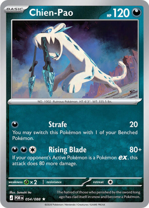 Chien-Pao 054/088 Holofoil ME03: Perfect Order