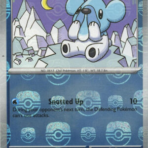 Cubchoo (Master Ball Pattern) 025/086 Holofoil SV: Black Bolt