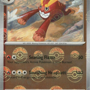 Darmanitan (Poke Ball Pattern) 014/086 Holofoil SV: Black Bolt