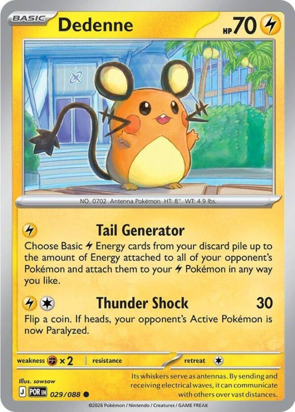 Dedenne 029/088 Normal ME03: Perfect Order