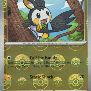 Emolga (Poke Ball Pattern) 029/086 Holofoil SV: Black Bolt
