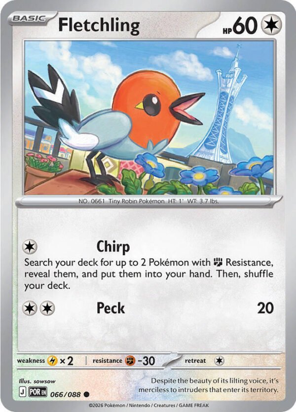 Fletchling 066/088 Normal ME03: Perfect Order