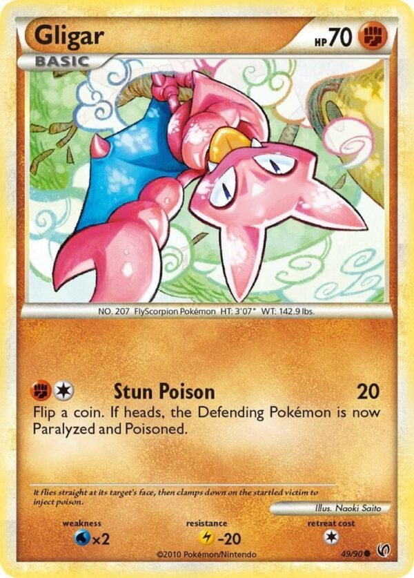 Gligar 49/90 Reverse Holofoil Undaunted