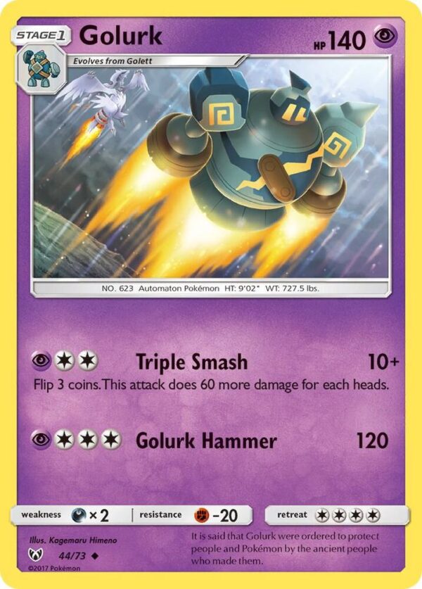 Golurk 44/73 Normal Shining Legends