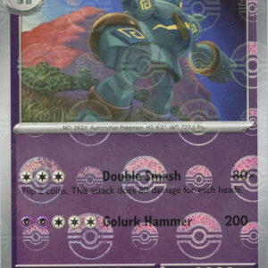 Golurk (Poke Ball Pattern) 043/086 Holofoil SV: Black Bolt