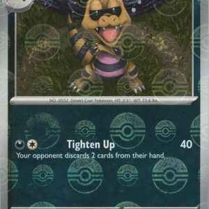 Krokorok (Poke Ball Pattern) 058/086 Holofoil SV: Black Bolt