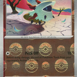 Larvesta (Poke Ball Pattern) 015/086 Holofoil SV: Black Bolt
