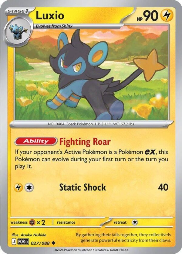 Luxio 027/088 Reverse Holofoil ME03: Perfect Order