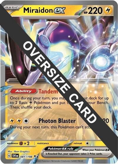 Miraidon ex 081/198 Holofoil Jumbo Cards
