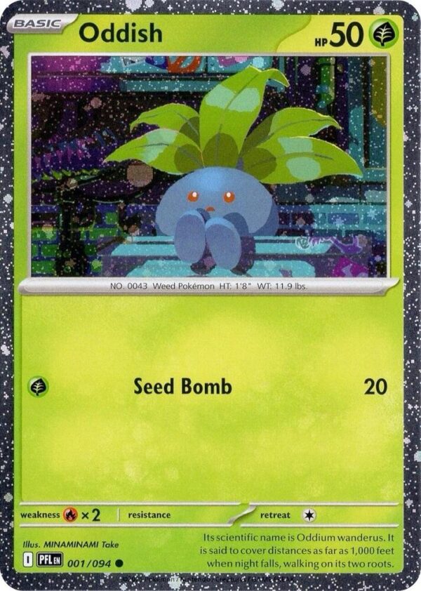 Oddish (Cosmos Holo) 001/094 Holofoil Miscellaneous Cards & Products Oddish (Cosmos Holo) 001/094 Holofoil Miscellaneous Cards & Products