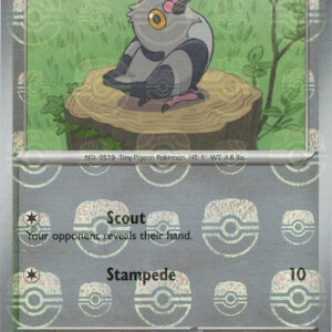 Pidove (Master Ball Pattern) 071/086 Holofoil SV: Black Bolt