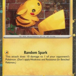 Pikachu 051/162 (Cosmo Holo) Holofoil Miscellaneous Cards & Products Pikachu 051/162 (Cosmo Holo) Holofoil Miscellaneous Cards & Products