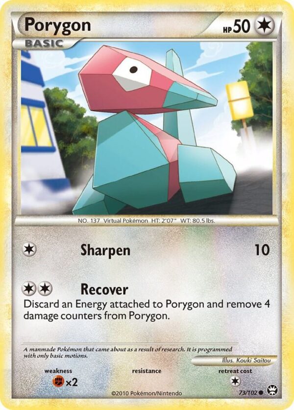 Porygon 73/102 Normal Triumphant