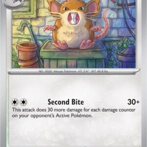 Raticate 020/165 Reverse Holofoil SV: Scarlet & Violet 151