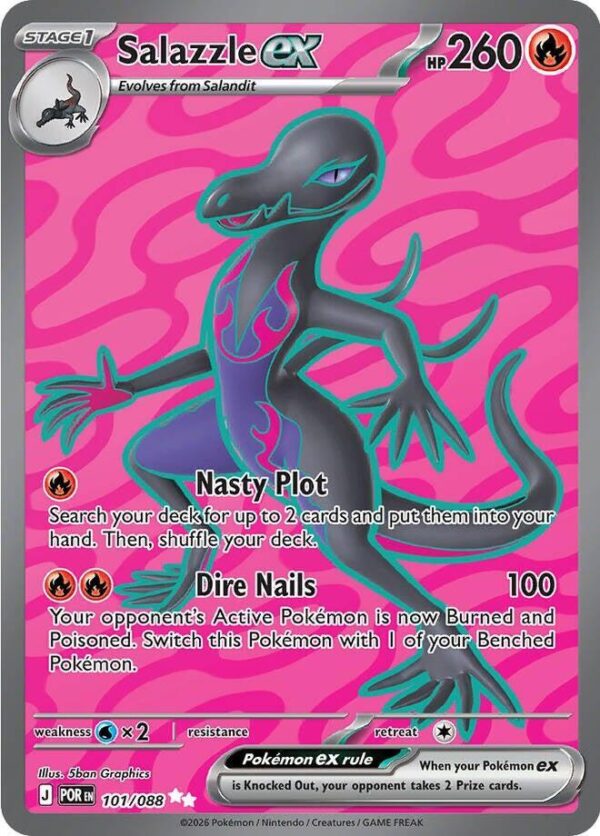 Salazzle ex 101/088 Holofoil ME03: Perfect Order
