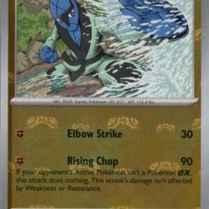 Sawk (Master Ball Pattern) 049/086 Holofoil SV: White Flare Sawk (Master Ball Pattern) 049/086 Holofoil SV: White Flare