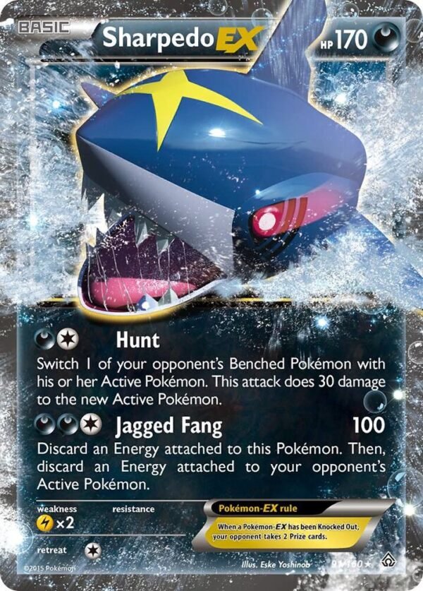 Sharpedo EX 91/160 Holofoil XY – Primal Clash