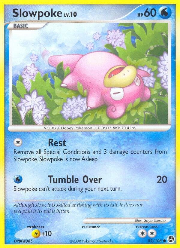 Slowpoke 82/106 Reverse Holofoil Great Encounters