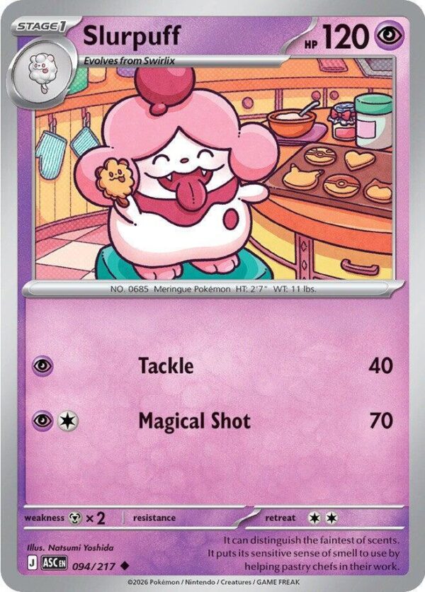 Slurpuff 094/217 Normal ME: Ascended Heroes