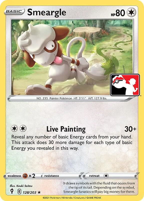 Smeargle 128/203 Normal Prize Pack Series Cards Smeargle 128/203 Normal Prize Pack Series Cards