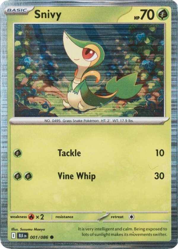 Snivy 001/086 Holofoil Miscellaneous Cards & Products