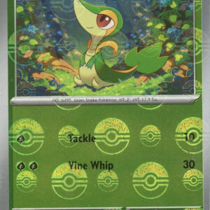Snivy (Poke Ball Pattern) 001/086 Holofoil SV: Black Bolt