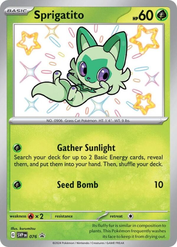 Sprigatito 076 Holofoil SV: Scarlet & Violet Promo Cards
