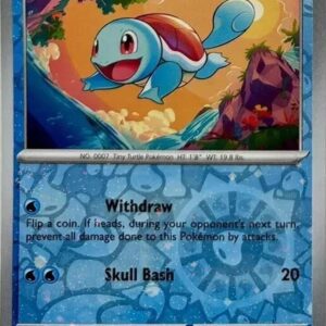 Squirtle 007/165 (Reverse Cosmos Holo) (Costco Exclusive) Holofoil Miscellaneous Cards & Products