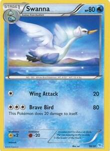 Swanna (18) 18/30 Normal XY Trainer Kit: Pikachu Libre & Suicune