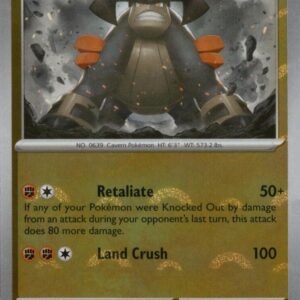 Terrakion (Poke Ball Pattern) 054/086 Holofoil SV: White Flare