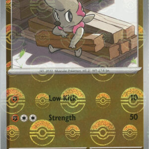 Timburr (Poke Ball Pattern) 047/086 Holofoil SV: Black Bolt