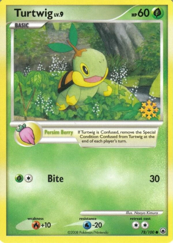 Turtwig 78/100 078/100 Normal Countdown Calendar Promos Turtwig 78/100 078/100 Normal Countdown Calendar Promos
